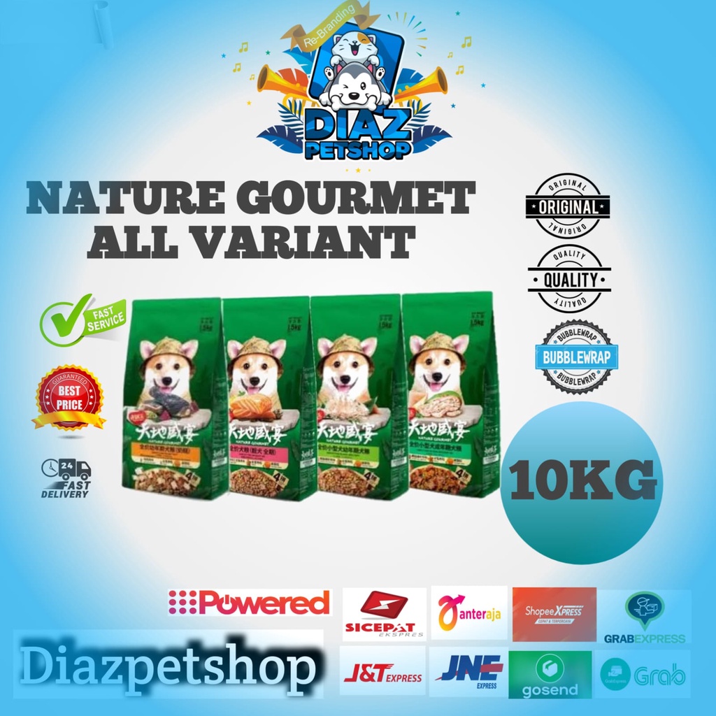 NATURE GOURMET 10KG ALL VAR / KHUSUS EKSPEDISI