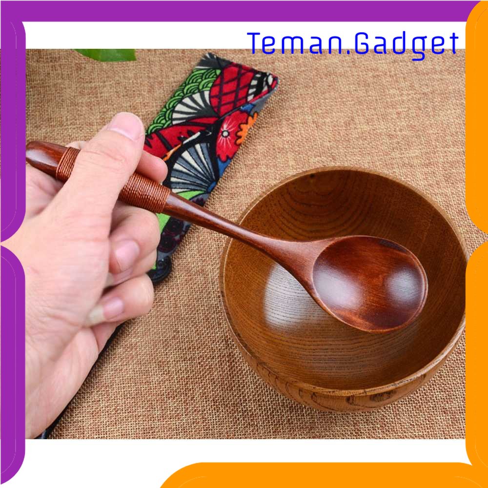 TG - DPR Novelty Sendok Makan Centong Sayur Bahan Kayu Wooden Spoon - RR-20