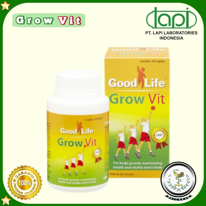 Vitamin Peninggi badan anak/Grow vit isi 30 tablet