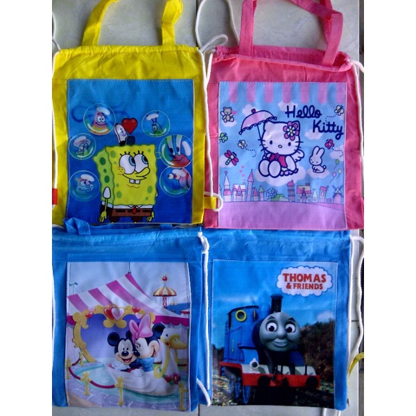 tas ransel murah/tas ulang tahun murah/tas spunbon ransel /tas ultah ransel anak
