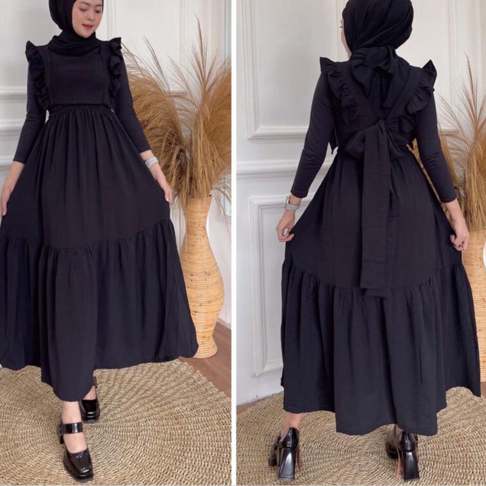 Harga Spesial [ COD ] Yola Set Bahan Crinkle Baju Setelan Wanita Casual Setelan Baju & Rok Wanita Te