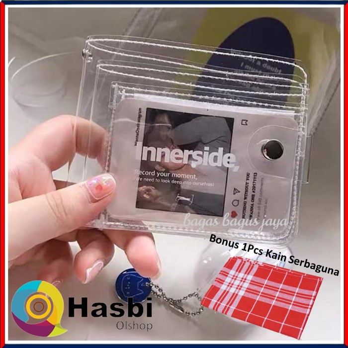 DOMPET KOREA | DOMPET TRANSPARAN | DOMPET KARTU | DOMPET KOIN | DOMPET MIKA TRANSPARAN