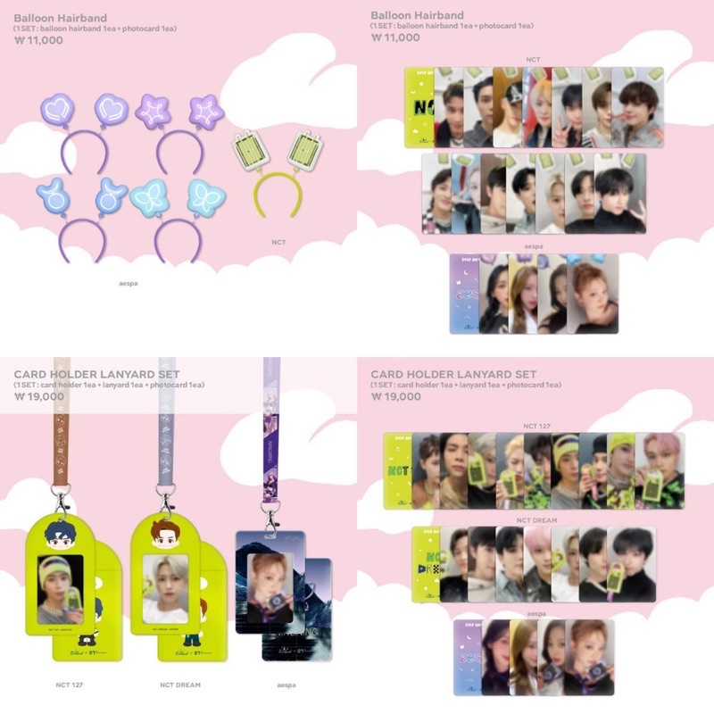 baca deskripsi  EVERLAND MD NCT AESPA PHOTOCARD