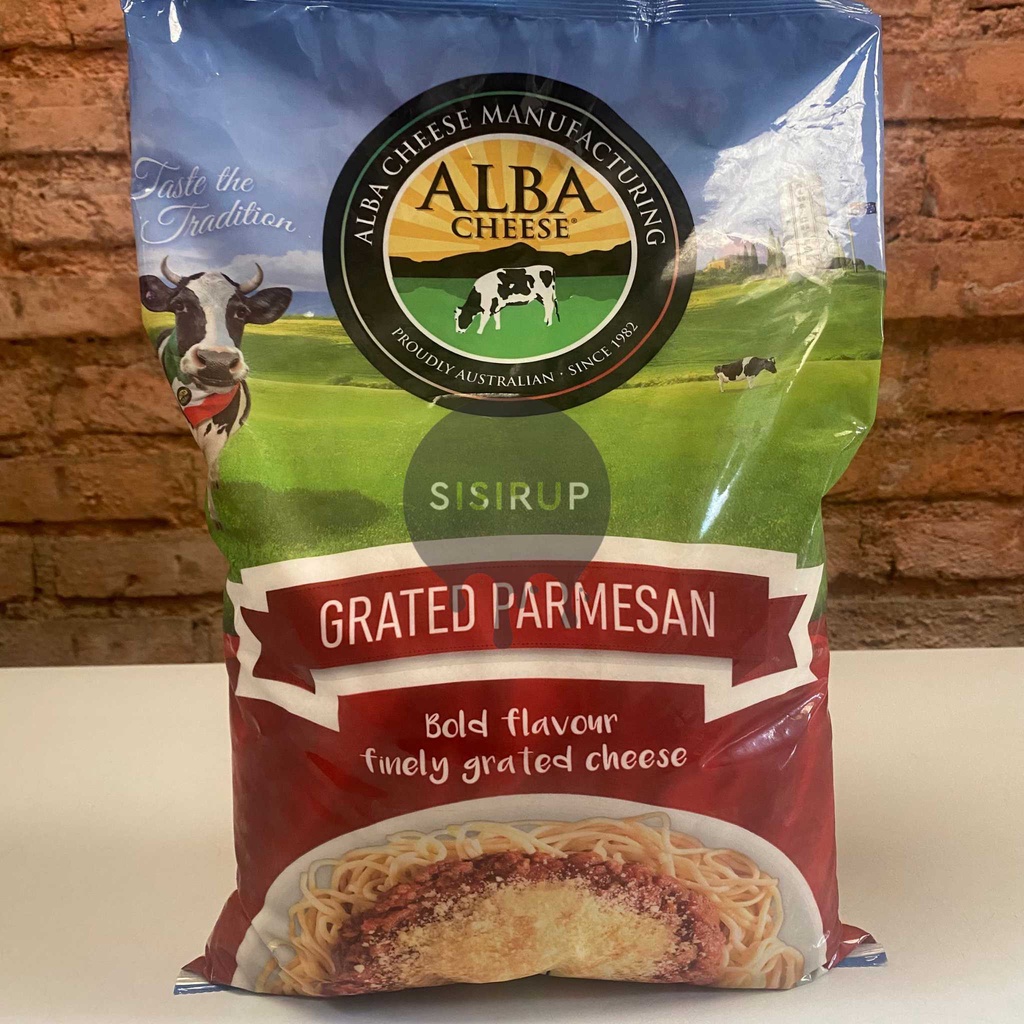 Alba Grated Parmesan 100GR / Parmesan Bubuk / Parmesan Powder