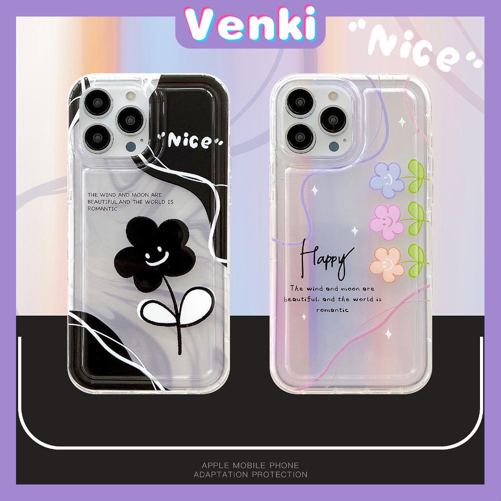 Case For iPhone 14 Pro Max TPU Soft Jelly Airbag Case Cute Flowers Case Camera Protection Shockproof For iPhone 14 13 12 11 Plus Pro Max 7 Plus X XR