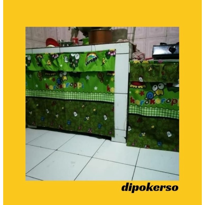 Gorden Kolong Dapur motif Keropi A2
