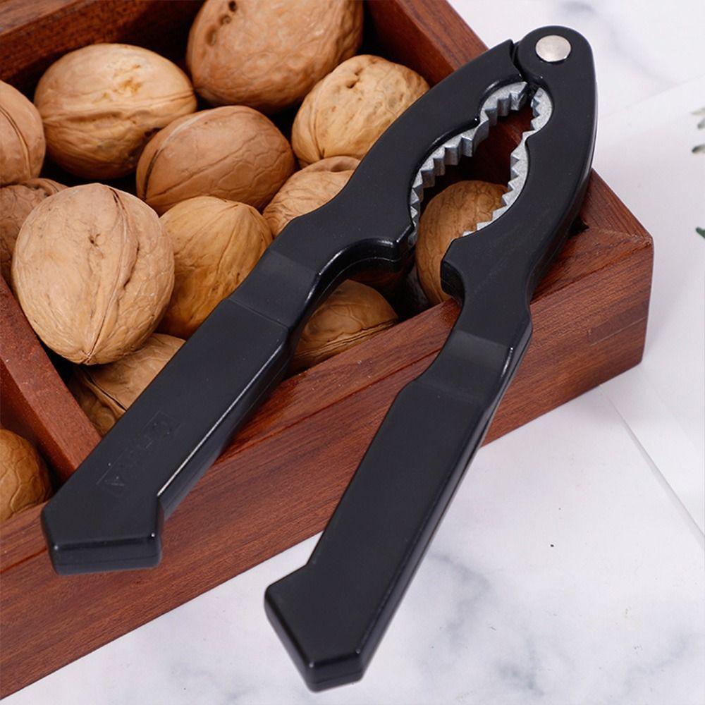 Solighter Stainless Steel Pemipil Gadget Dapur Chestnut Clip Stainless Steel Nutcracker Pembuka Kacang