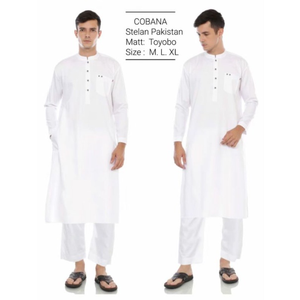 Koko Kurta Pakistan Pria Gamis Setelan Pria Busana Muslim Pria Original Premium Dewasa Remaja Lengan