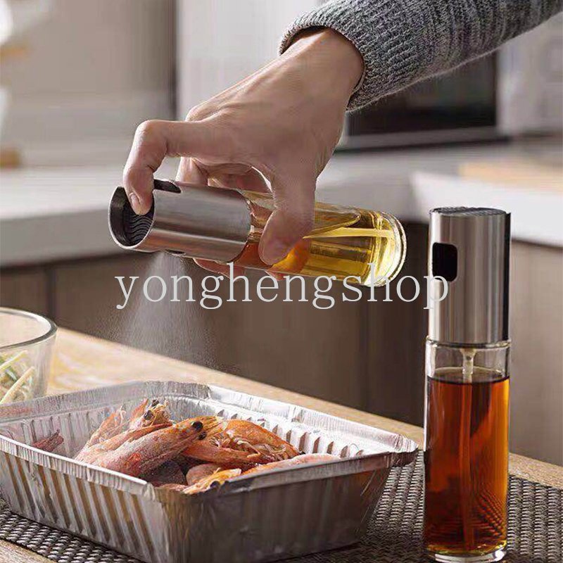 1000 ml Botol Semprot Minyak Cuka Oil Sprayer Pompa Halus Pesta BBQ Dispenser Minyak Perlengkapan Masak Aksesoris Dapur