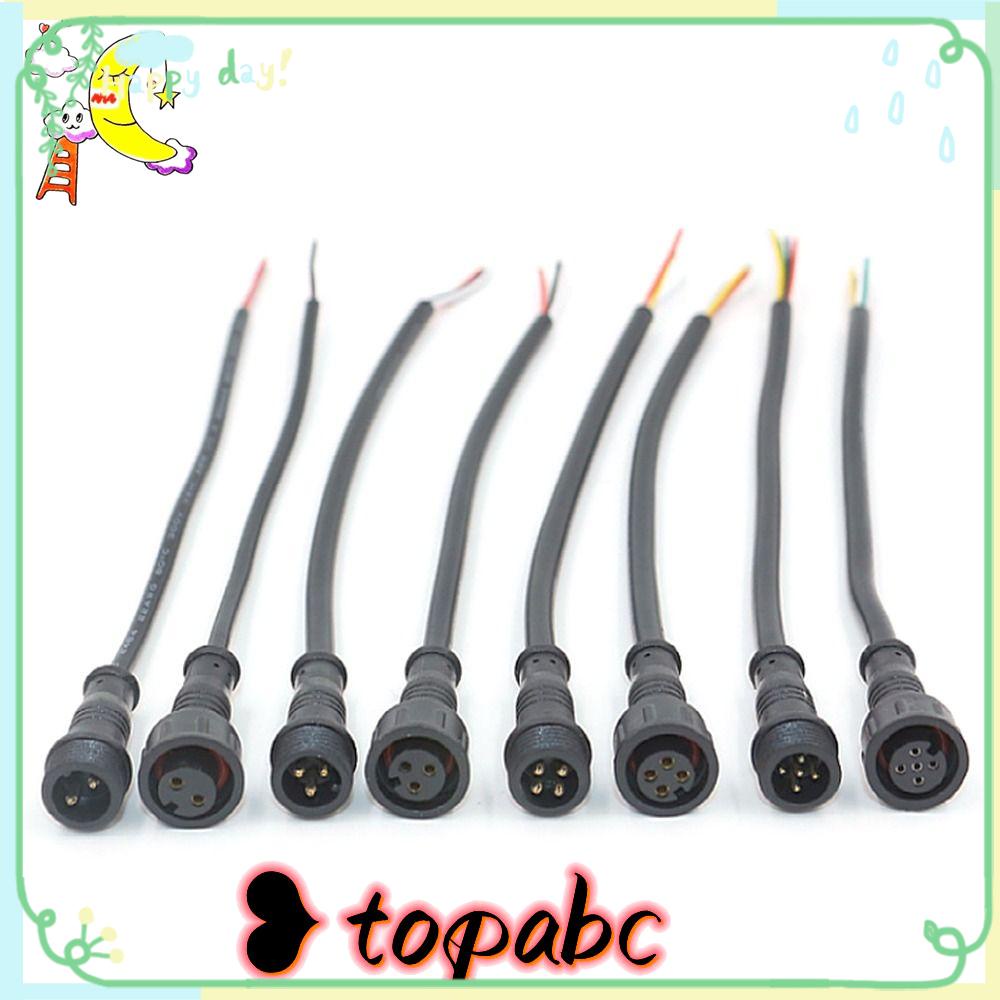 Top 2set Konektor Base 2stelan Peralatan Power Wire Display Pin Garis Konektor Anti Air