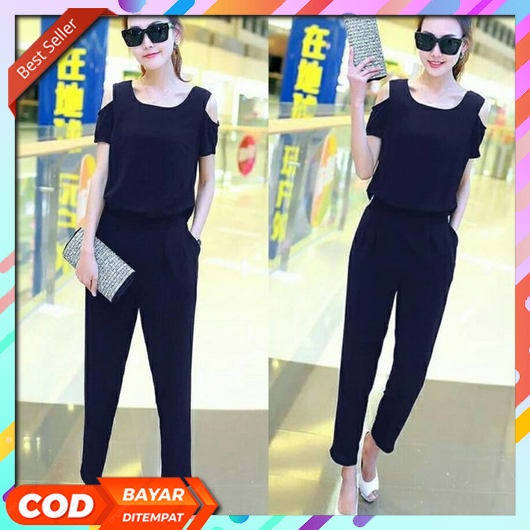 Jumpsuit Wanita Korean Style Pendek Jeans Terbaru 2022 Overal Perempuan  Korea Overall Remaja Viral 