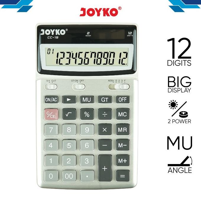 

Calculator / Kalkulator Joyko CC-19 / 12 Digits