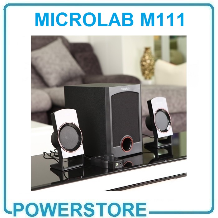 Jual Microlab M111 12 Watt RMS Multimedia Speaker Komputer PC | Shopee ...
