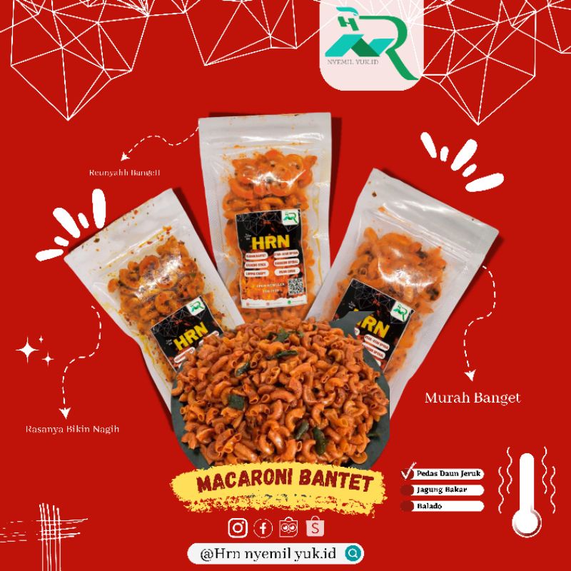 

macaroni 50gr pedas daun jeruk/cod/murah/renyah