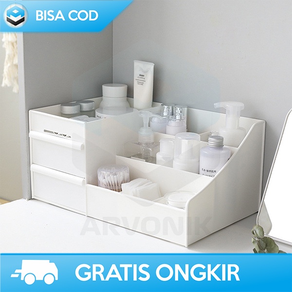 TEMPAT PENYIMPANAN KOSMETIK RAK ORGANIZER SKIN CARE DAN MAKE UP SIZE M