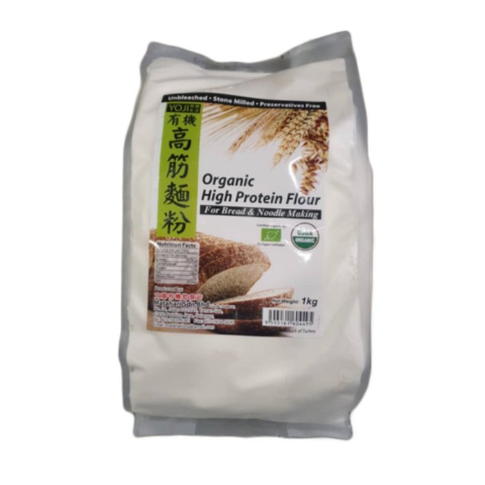 

Organic unbleached high protein flour 1 kg