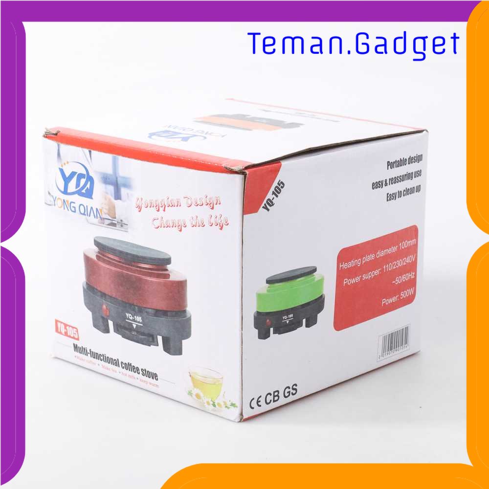 TG - DPR YONG QIAN Pemanas Kopi Susu Air Minuman Mini Heater Stove Pot 500W - YQ-105