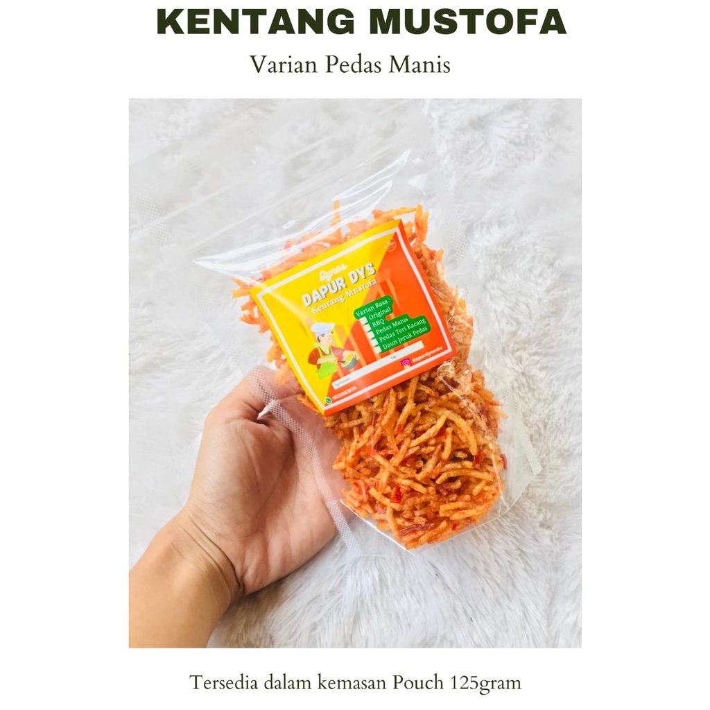 Kentang Mustofa Kemasan Pouch 100gr