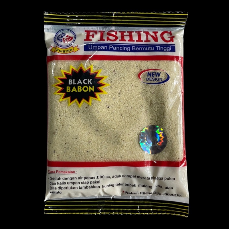 UMPAN PANCING FISHING BLACK BABON