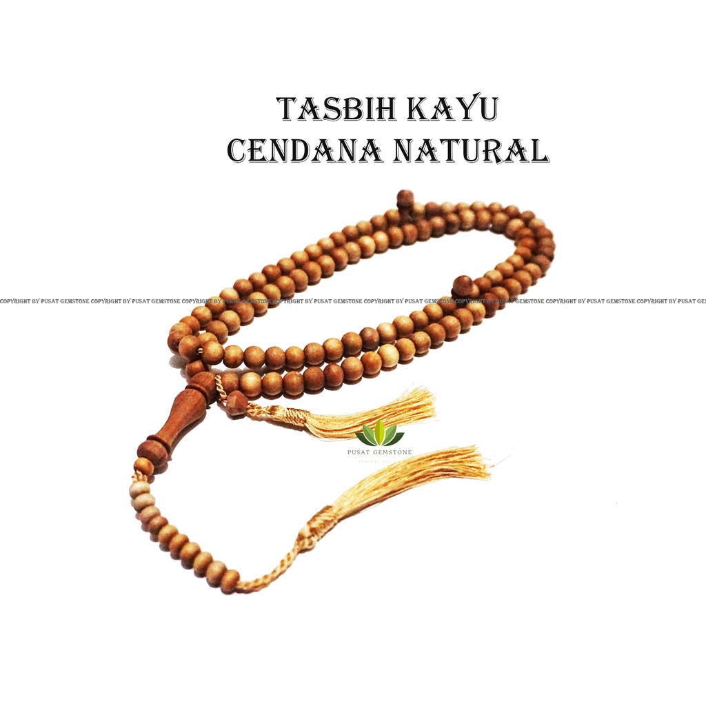 Tasbih Cendana kayu asli 99 butir