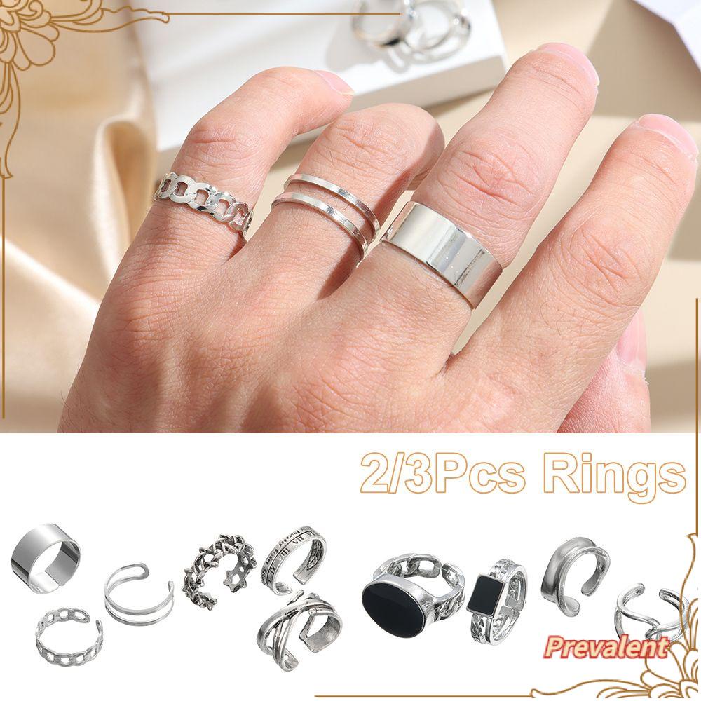 Cincin PREVA Set Hadiah Wanita Trend Vintage