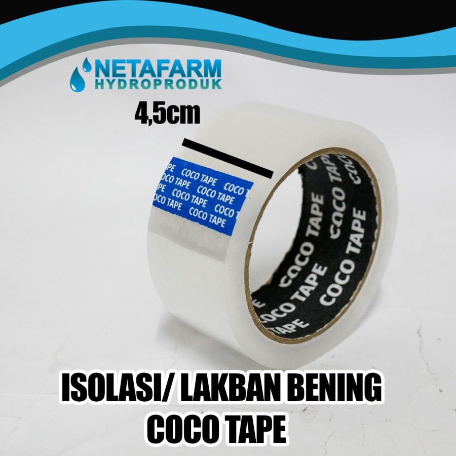 Lakban Isolasi BENING Coco Tape OPP 45mm x 80yd - 1 pcs