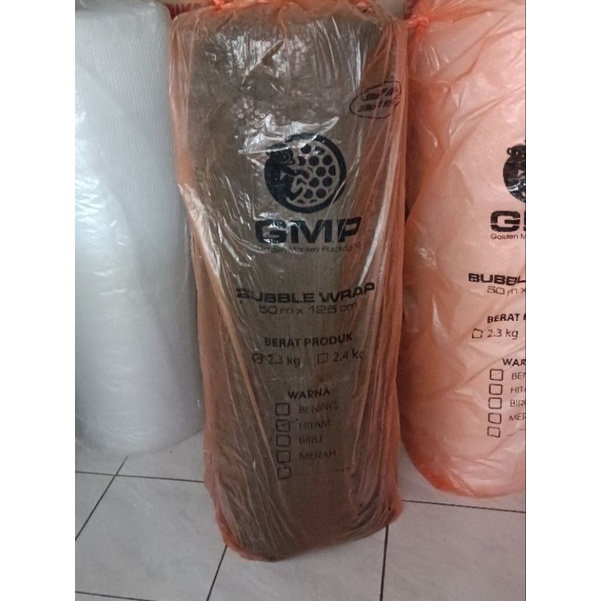 

bubble wrap 2,3 kg hitam 1,25 meter x 50 meter