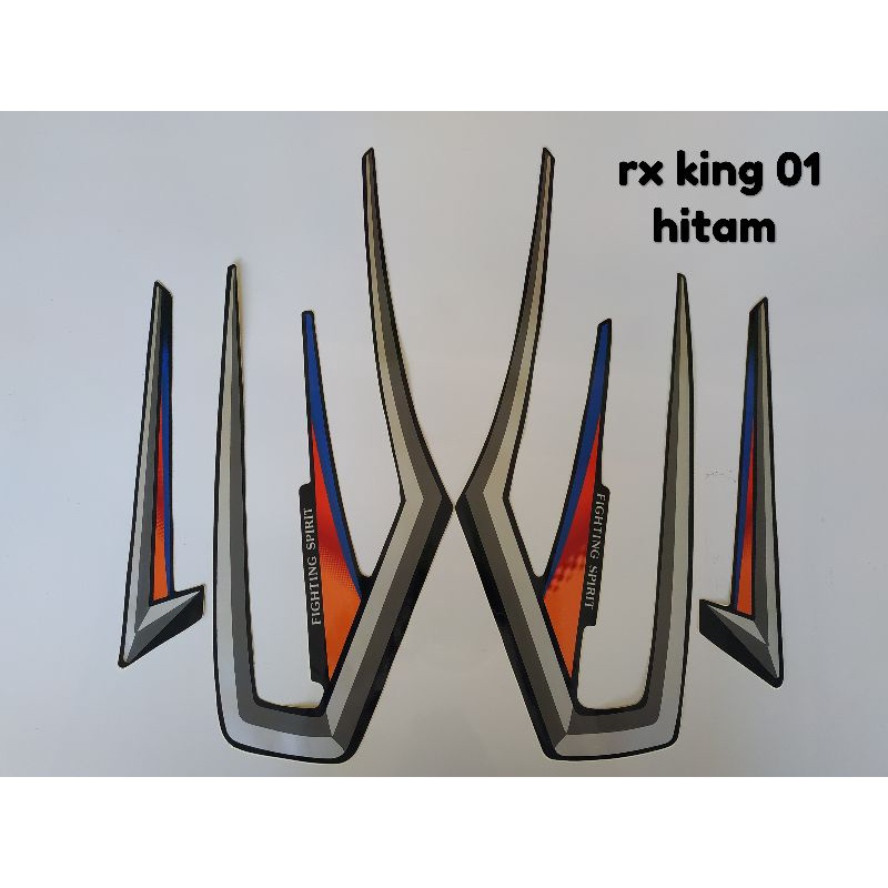 STRIPING ORI YAMAHA RX KING Th2001) Hitam