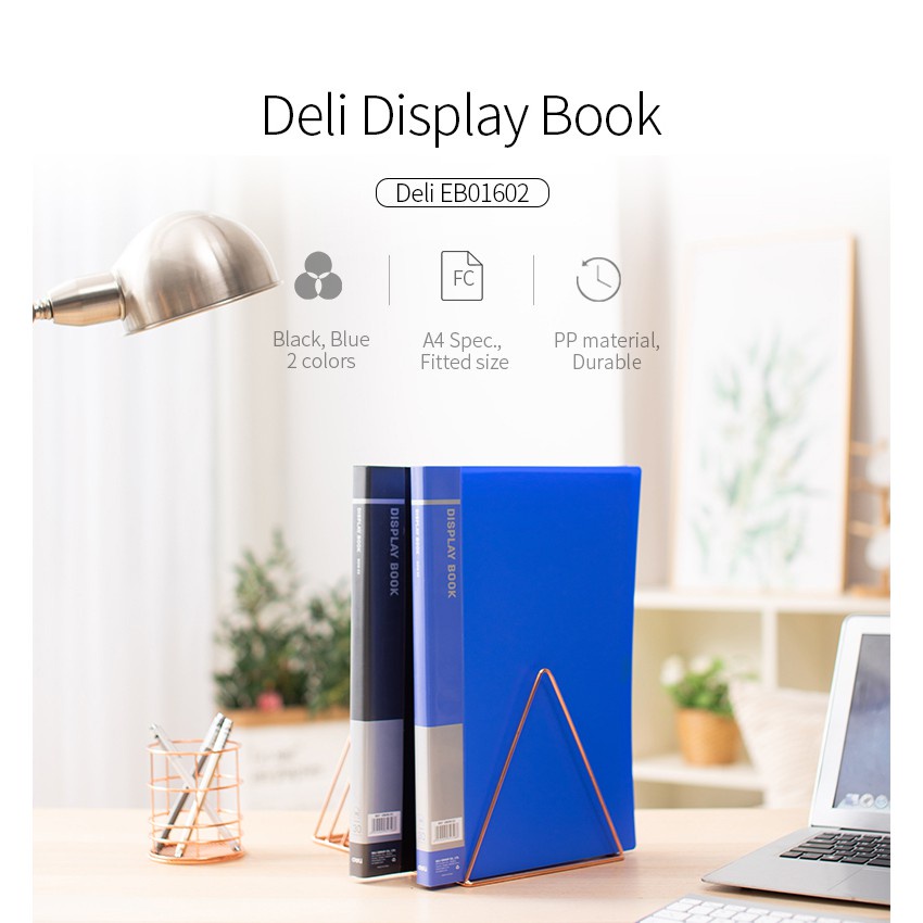 

Clear Holder DELI Display Book RIO 30 lbr- EB01602