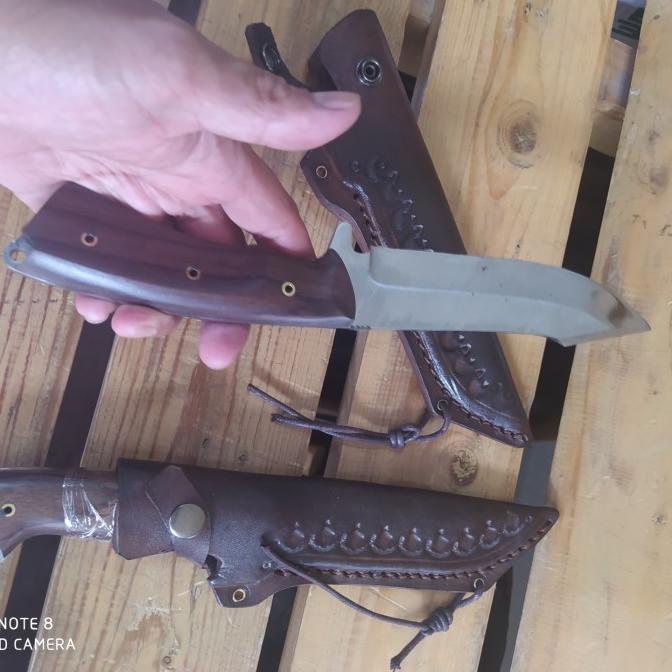 Pisau Skiner Survival Mancing Baja Per Pulltang Sonokeling