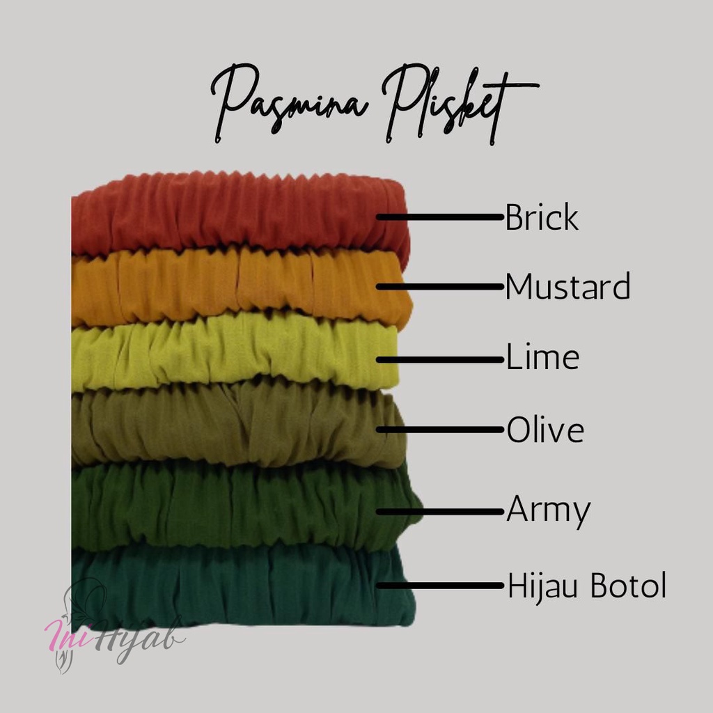 Ini HIjab - Pasmina Plisket ( Non full plisket )