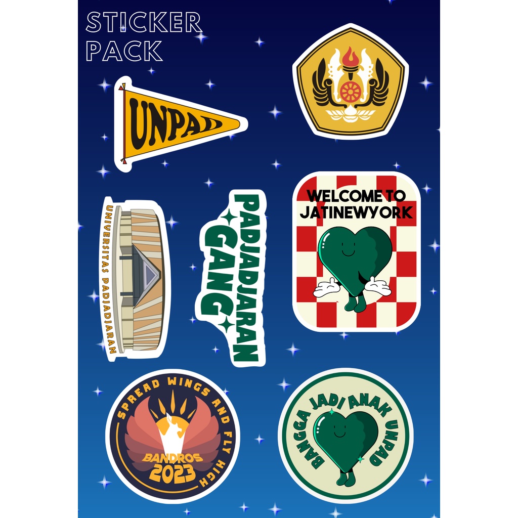 Sticker Pack Unpad - Bandros