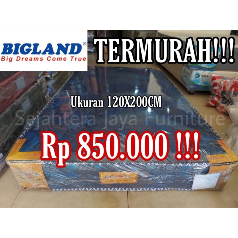 Kasur Springbed 120x200 Bigpoint Bigland TERMURAH