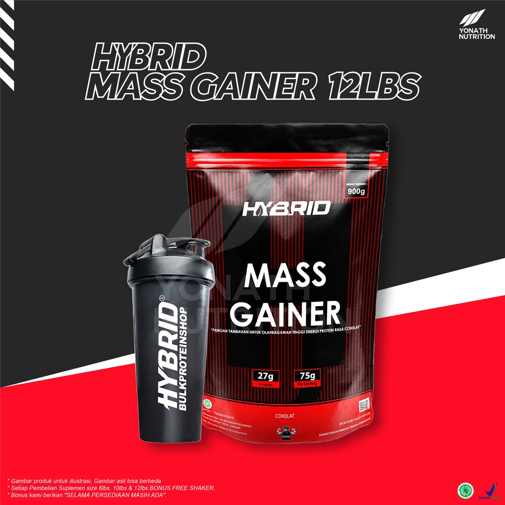HYBRID Mass Gainer 12lbs - FREE SHAKER** (HALAL)