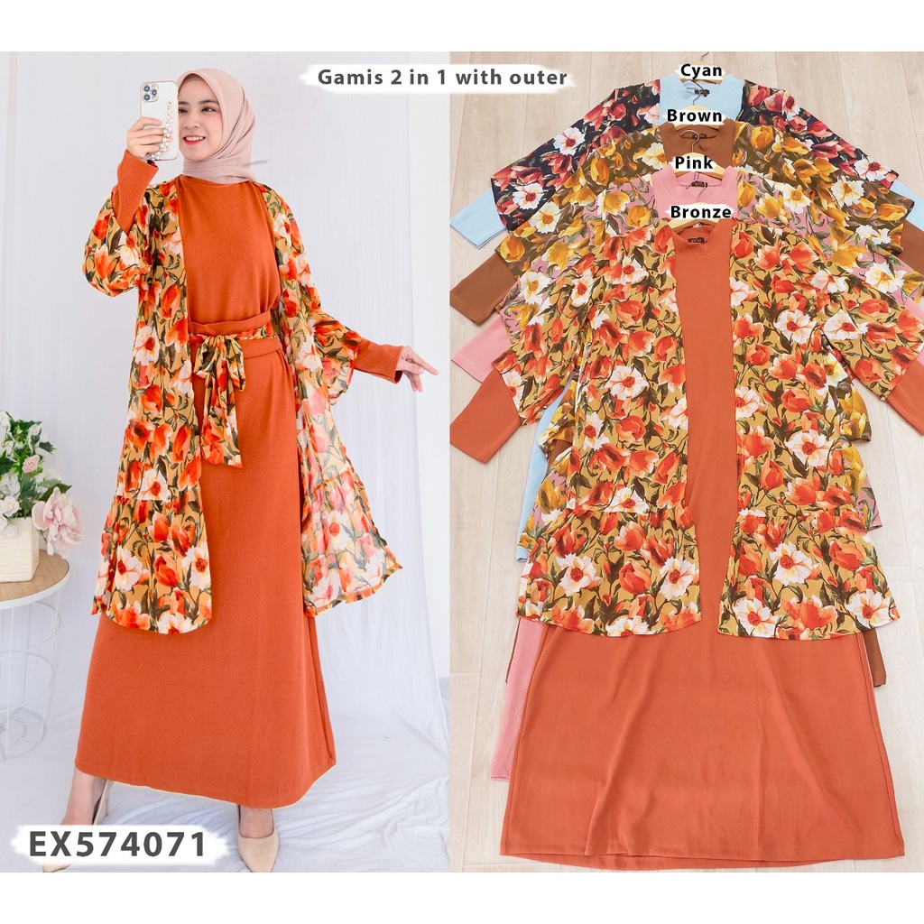 CLEARANCE SALE ONE SET GAMIS RAJUT OUTER NADIA BY EXTU