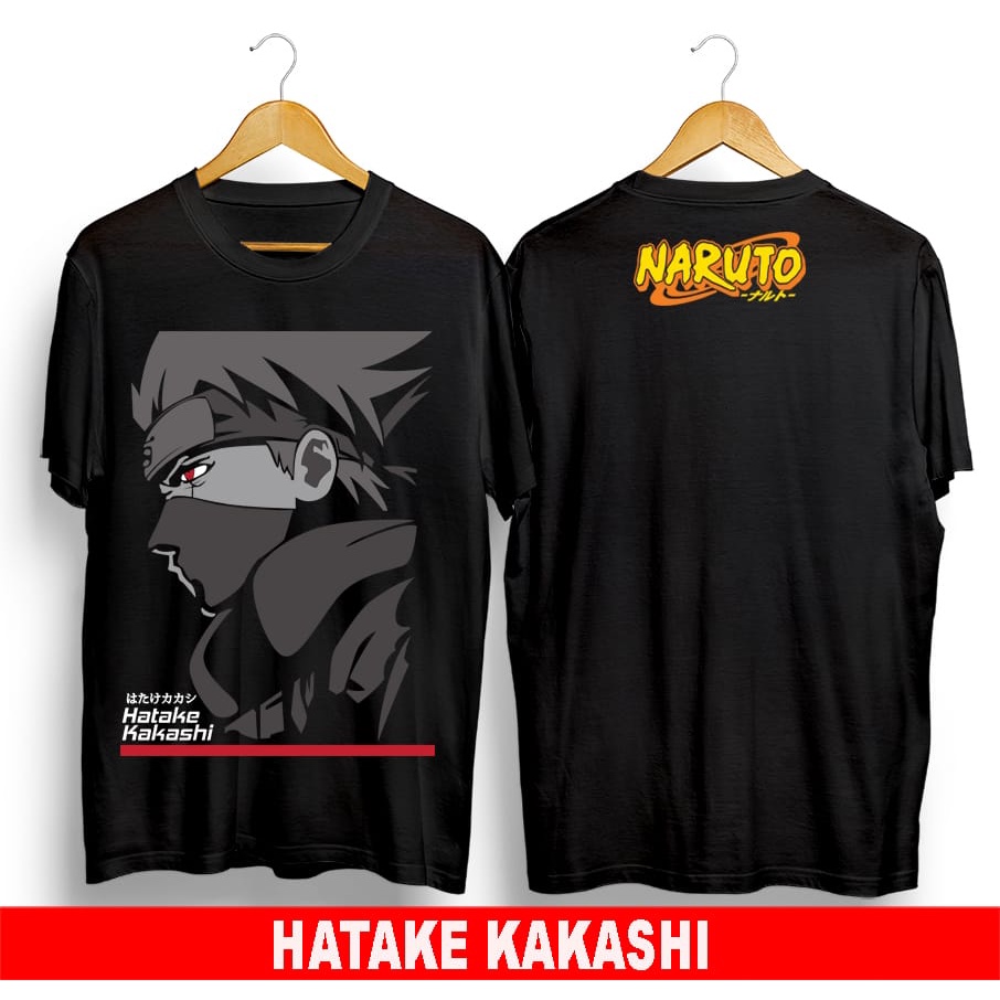 Kaos murah Kaos distro murah baju  distro pria t-shirt murah combed30s hatake hitam