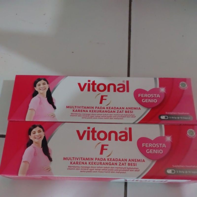 VITONAL-F MULTIVITAMIN PENAMBAH DARAH KEMASAN BARU 2028