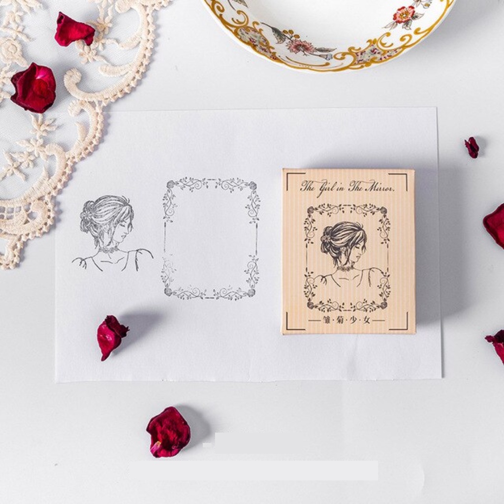 

The Girl in The Mirror Acrylic Stamp
