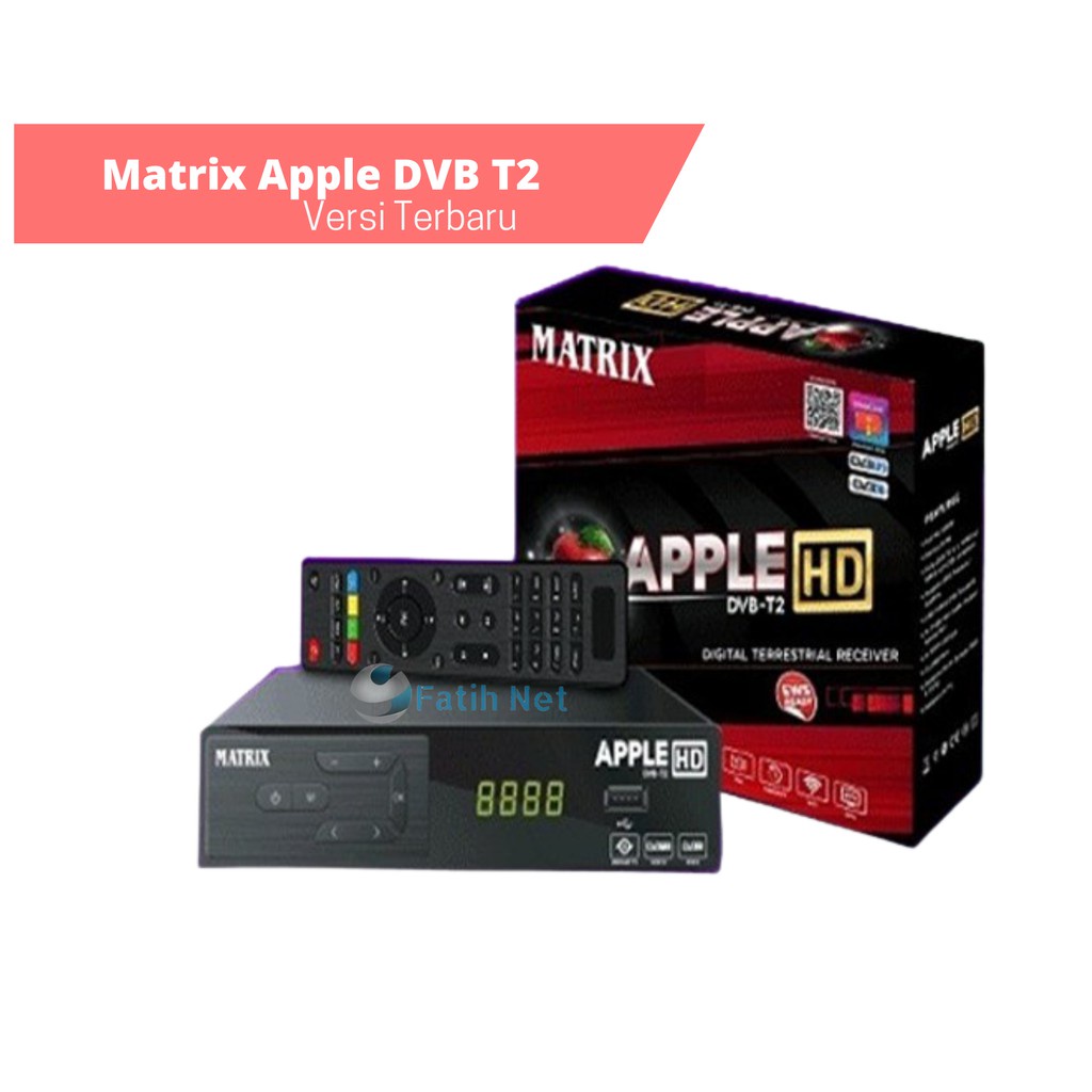 STB Matrix Apple DVB T2 Merah