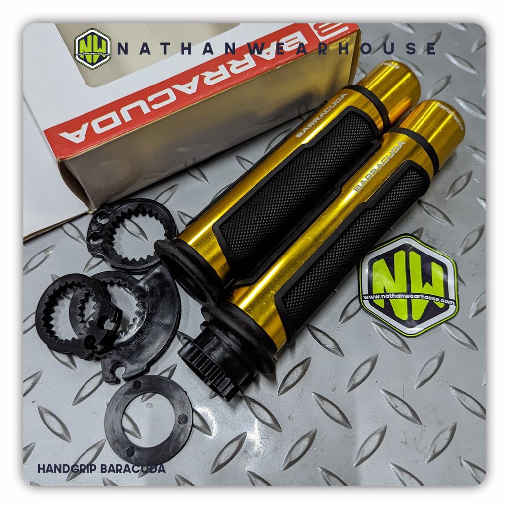 Handgrip Handfat Hand Grip Hanfat Motor CNC Baracuda universal untuk semua motor ninja 150 250 fi karbu cbr 250rr zx r15 r25 satria fu vixion