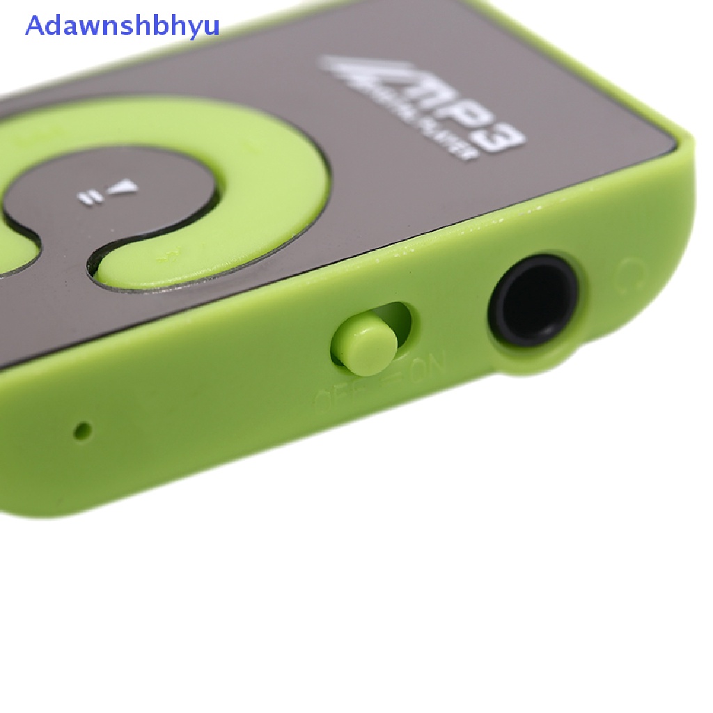 Adhyu Baru USB Klip MP3 Music Media Player Metal Support Max 32GB Kartu TF Mini ID