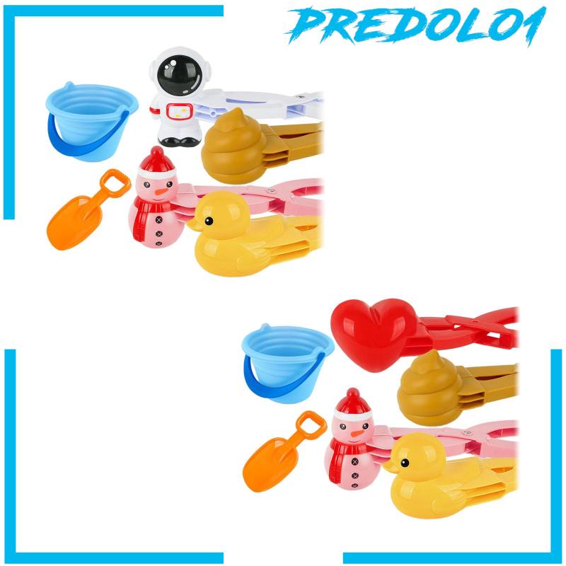 [Predolo1] 6x snowball makers Tools Pembuat Jepit Mainan Salju Untuk Olahraga Pantai