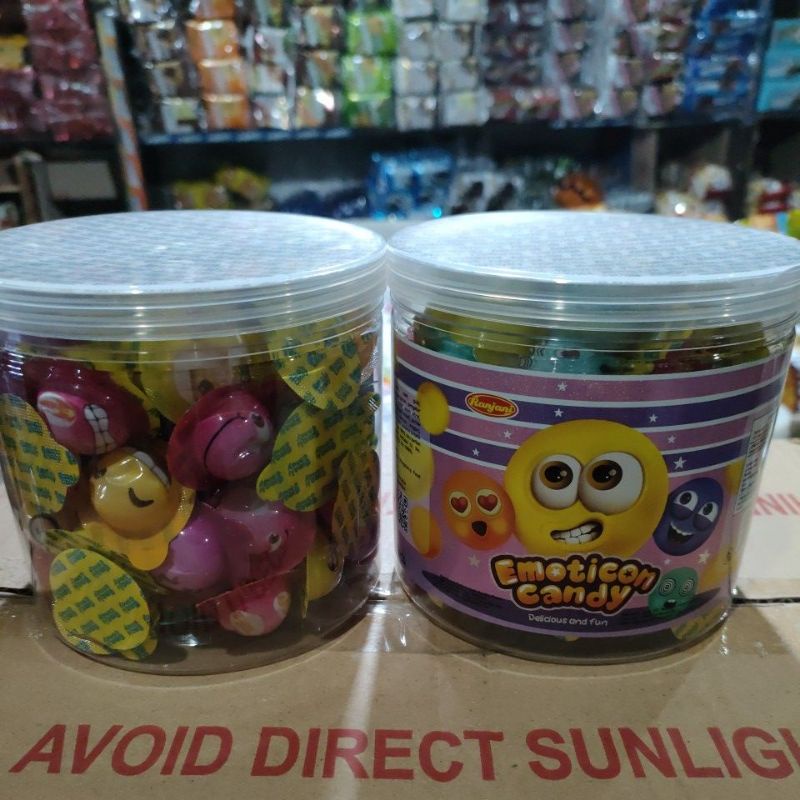 emoticon candy toples kembang gula lunak aneka rasa