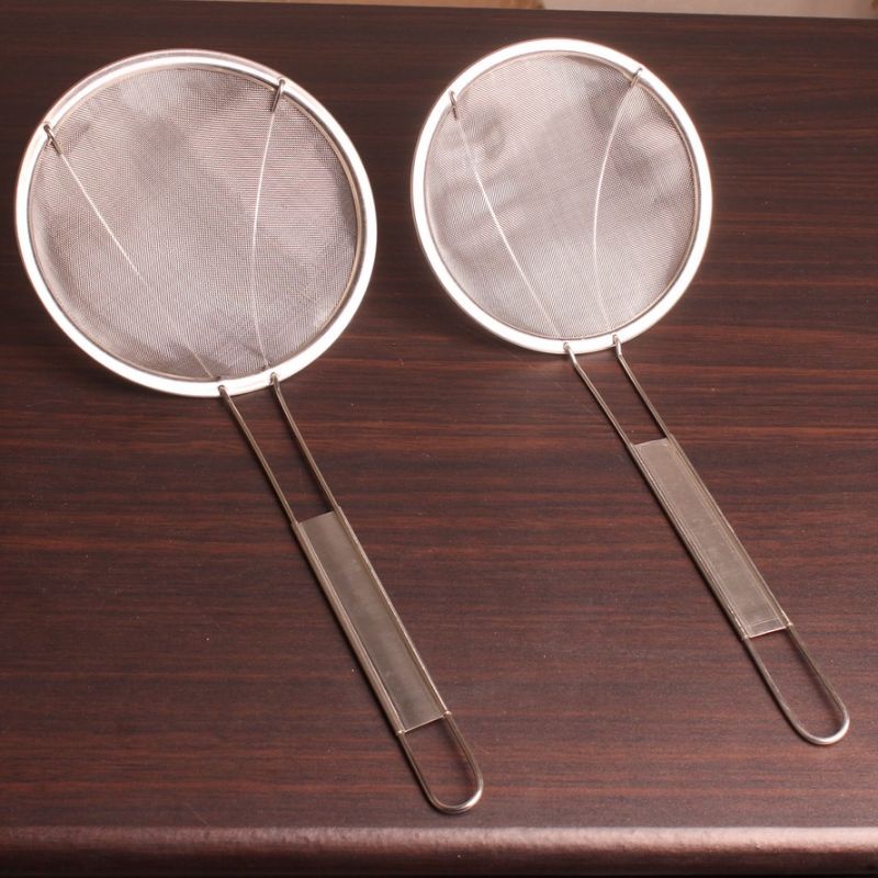 Saringan Minyak Ampas Gorengan Full Stainless Anti Karat / Saringan Minyak Ampas Gorengan JUMBO / Er
