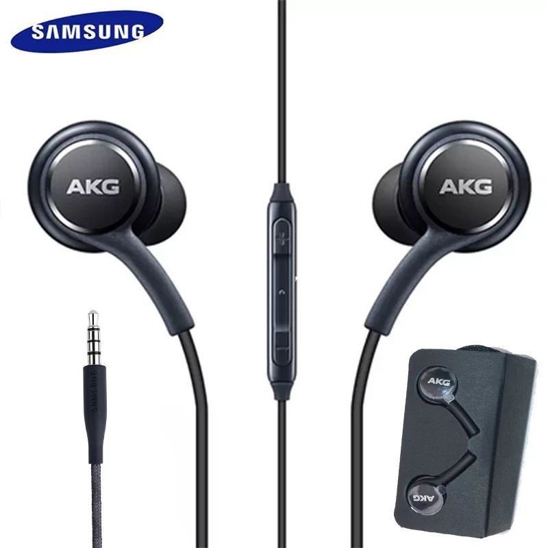 EARPHONE HF HEADSET SAMSUNG AKG S10+ NON EARTIPS / S10 PLUS 4 EARTIPS