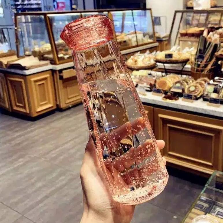 ₴ botol kaca diamond / botol unik diamond / botol minum / botol souvenir / perlengkapan makan ❝❞