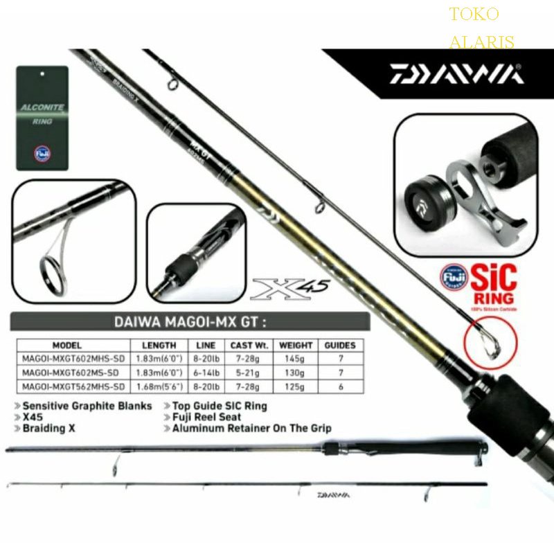 ORIGINAL DAIWA MAGOI MX GT - 562MHS | 602MHS | 602MS MURAH