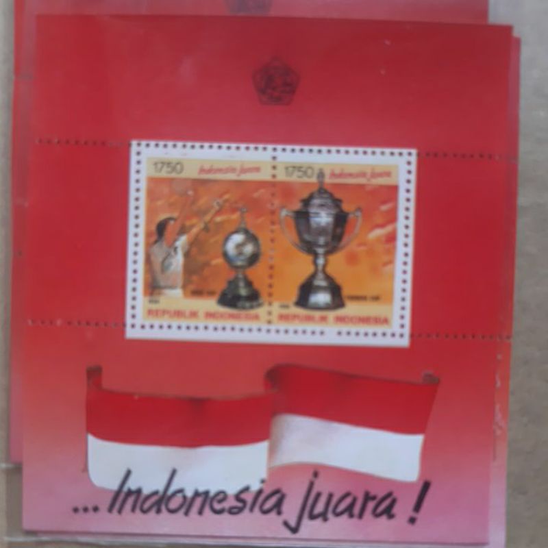 

Perangko Indonesia 1994 Indonesia Juara Thomas & Uber sheet 2 prangko