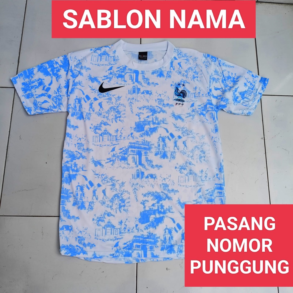 jersey baju bola FRANCE dewasa/jersey FRANCE dewasa