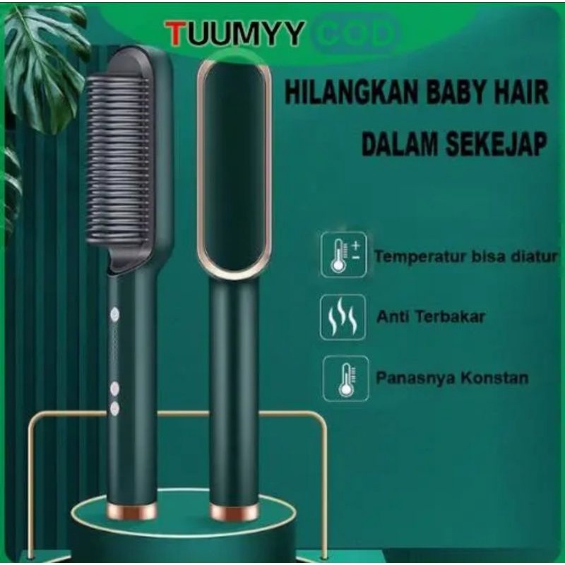 CATOK SISIR RAMBUT CATOKAN SISIR MULTIFUNGSI TUUMYY PELURUS DAN PENGEMBANG 2 IN 1 TM-FH909